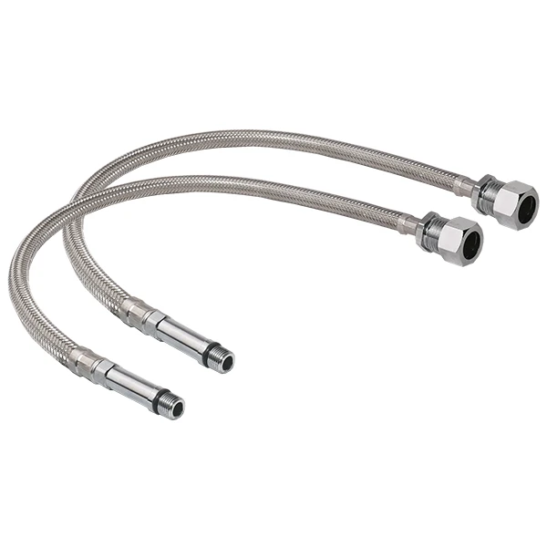 T & S BRASS 012534-45 18” FLEX SUPPLY HOSES (PR)