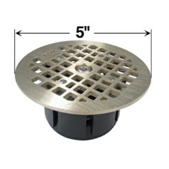 LOCKING DRAIN GRATE ROUND NICKEL BRONZE - REPLACES ZURN