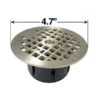 LOCKING DRAIN GRATE ROUND NICKEL BRONZE - REPLACES SMITH